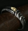 Photo19: 18k Gold Skull On Master Gothic Bangle (19)