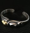 Photo18: 18k Gold Skull On Master Gothic Bangle (18)