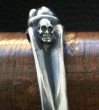 Photo10: Skull On Gothic Bangle (10)