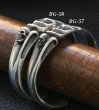 Photo18: Skull On Master Gothic Bangle (18)