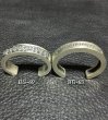 Photo13: Raised Gaboratory Logo Mark Flat Bar Bangle Bold (13)