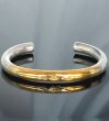 Photo4: Pure Gold Wrap Wire O-Ring Bangle (7.5mm) (4)