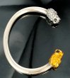 Photo3: Pure Gold Wrap Lion Round Wire Bangle (4.5mm) (3)