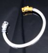 Photo3: Pure Gold Wrap Panther Round Wire Bangle (4.5mm) (3)