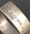 Photo12: Pure Gold Wrap On Raised G&Crown & Maltese Cross Flat Bar Bangle 10mm Bold (12)