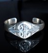 Photo16: Sculpted Oval Bangle (16)