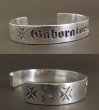 Photo4: Gaboratory Logo Mark Flat Bar Bangle (4)