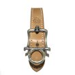 Photo2: Skull On American Classic Square Buckle With Phantom T-bar & O-ring Belt Loop (2)