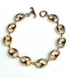 Photo1: [One-of-a-kind] 10K Gold Marine Chain Links Bracelet [10k-51] (1)