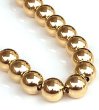 Photo4: [One-of-a-kind] 14K Gold All Ball Links Bracelet [14k-06] (4)