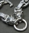 Photo4: Bulldog With Chiseled H.W.O & Chiseled Anchor Links Bracelet (4)