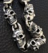 Photo8: All Skulls Link Bracelet (8)