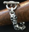 Photo15: All Skulls Link Bracelet (15)