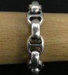 Photo14: Long neck bulldog with smooth anchor links bracelet (14)