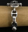 Photo13: Long neck bulldog with smooth anchor links bracelet (13)