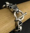 Photo12: Long neck bulldog with smooth anchor links bracelet (12)