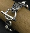 Photo11: Long neck bulldog with smooth anchor links bracelet (11)