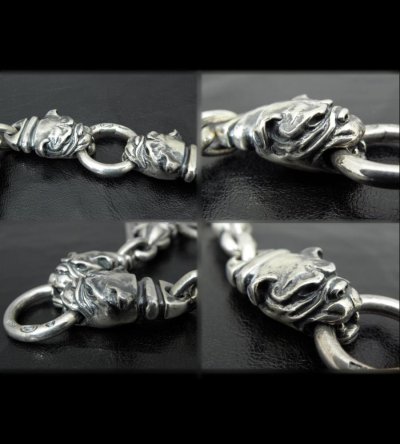 Photo3: 2 Large old bulldog with noodle & roller bracelet