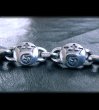 Photo3: Medium G&Crown links bracelet (3)