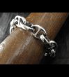 Photo7: All Smooth Anchor Chain Links Bracelet (7)