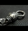 Photo9: Stud Bolo Neck Old Bulldog With 7-Skull Links Bracelet (9)