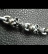 Photo20: Stud Bolo Neck Old Bulldog With 7-Skull Links Bracelet (20)