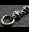 Photo19: Stud Bolo Neck Old Bulldog With 7-Skull Links Bracelet (19)