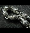 Photo16: Stud Bolo Neck Old Bulldog With 7-Skull Links Bracelet (16)