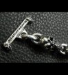 Photo15: Stud Bolo Neck Old Bulldog With 7-Skull Links Bracelet (15)