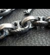 Photo7: Bulldog With Textured Anchor Links & Smooth H.W.O Bracelet (7)