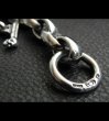 Photo3: Sculpted Oval With All Smooth H.W.O Anchor Chain Links Bracelet (3)