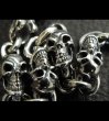 Photo7: Half Snake Born With 4Skulls Bracelet (7)