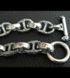 Photo5: 2Lions With H.W.O & Chiseled Anchor Links Bracelet (5)