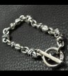 Photo4: 1/4 Noodle & 1/6 Skull Links Bracelet (4)