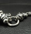 Photo8: 4Heart Crown ID With 2 Long Neck Bulldogs & Boat Chain Links Bracelet (8)