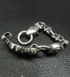 Photo11: 4Heart Crown ID With 2 Long Neck Bulldogs & Boat Chain Links Bracelet (11)