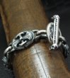 Photo14: All Battle-Ax Oval Links Bracelet (14)