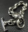 Photo8: Half Panther With Maltese Cross H.W.O & Smooth Anchor Links Bracelet (8)