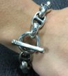 Photo10: Half Lion & Old bulldog With H.W.O & Anchor Links Bracelet (10)