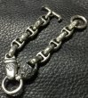 Photo4: Half Lion & Old bulldog With H.W.O & Anchor Links Bracelet (4)