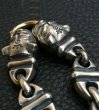 Photo9: 18K Gold O-ring With 2 Bulldogs & 4 Boat Links Bracelet (9)