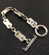 Photo2: Motorcycle Chain Plate Links Bracelet (Medium) (2)