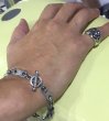 Photo10: Bike Chain Plate Links Bracelet (Small) (10)