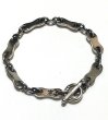 Photo1: Bike Chain Plate Links Bracelet (Small) (1)