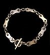 Photo6: Bike Chain Plate Links Bracelet (Small) (6)