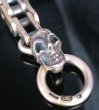 Photo7: Bike Chain Bracelet  W/Skull (11mm) (7)