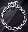 Photo5: Quarter Small Oval Chain Bracelet (5)