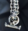 Photo12: Bike Chain With Skull Bracelet (8.5mm) (12)