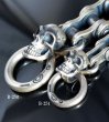 Photo22: Bike Chain With Skull Bracelet (8.5mm) (22)