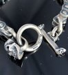 Photo7: Bike Chain With Skull Bracelet (8.5mm) (7)